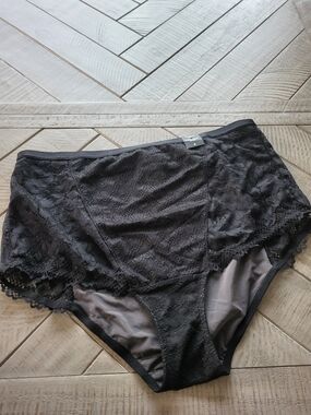 torrid Black High-Waist Lace Brief